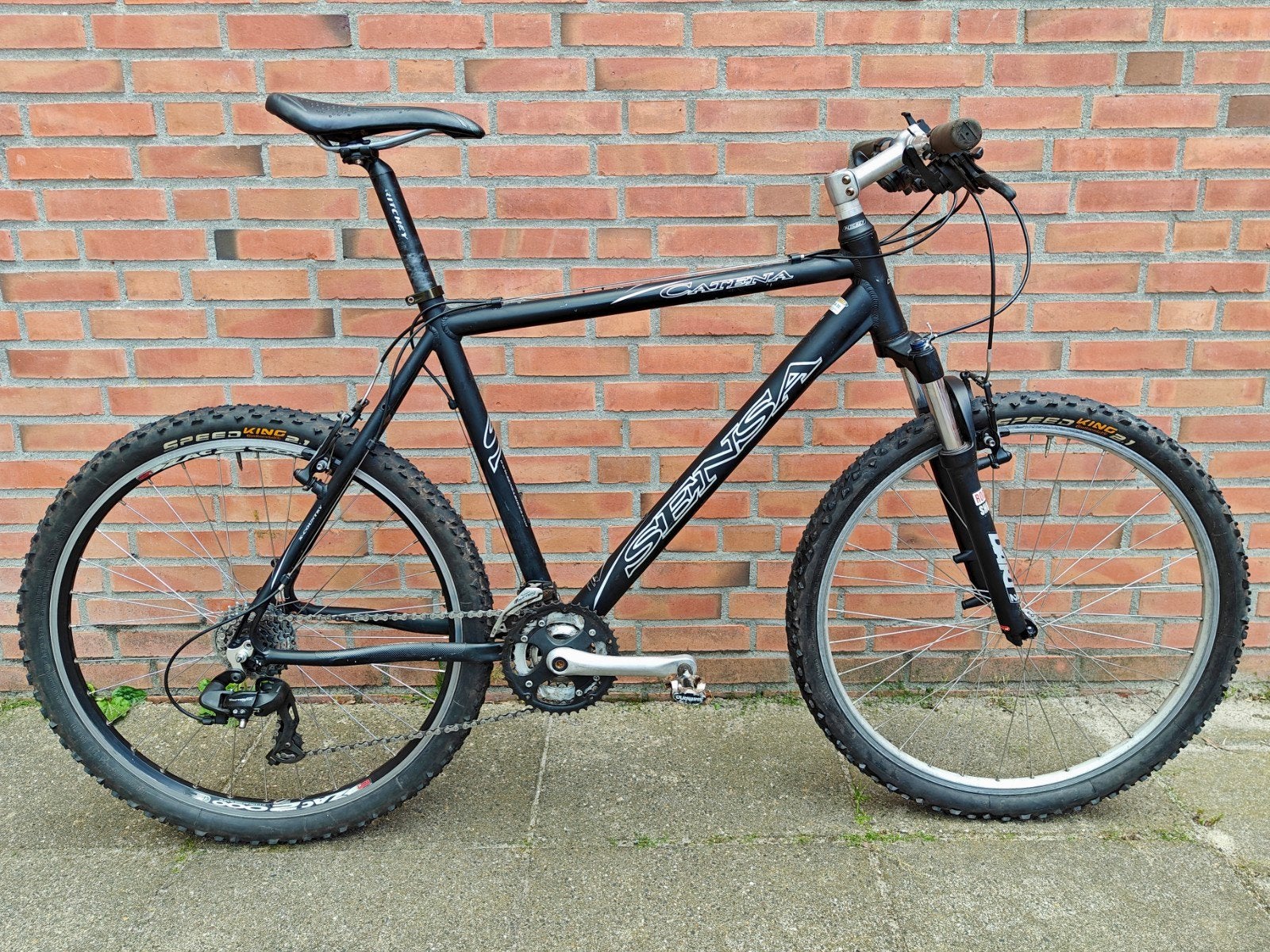 Sensa Catena RockShox Dart 2 lockout Shimano Tourney netjes, Fietsen en Brommers, Overige merken, Hardtail, Velgrem, 49 tot 53 cm