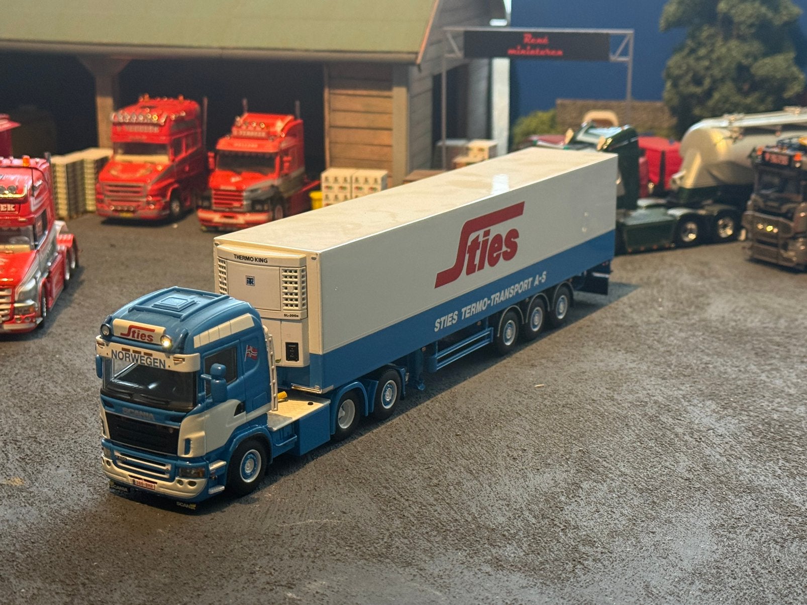 Wsi peter wouters sties, Hobby en Vrije tijd, Modelauto's | 1:50, Wsi, Wsi, Ophalen of Verzenden, Zo goed als nieuw