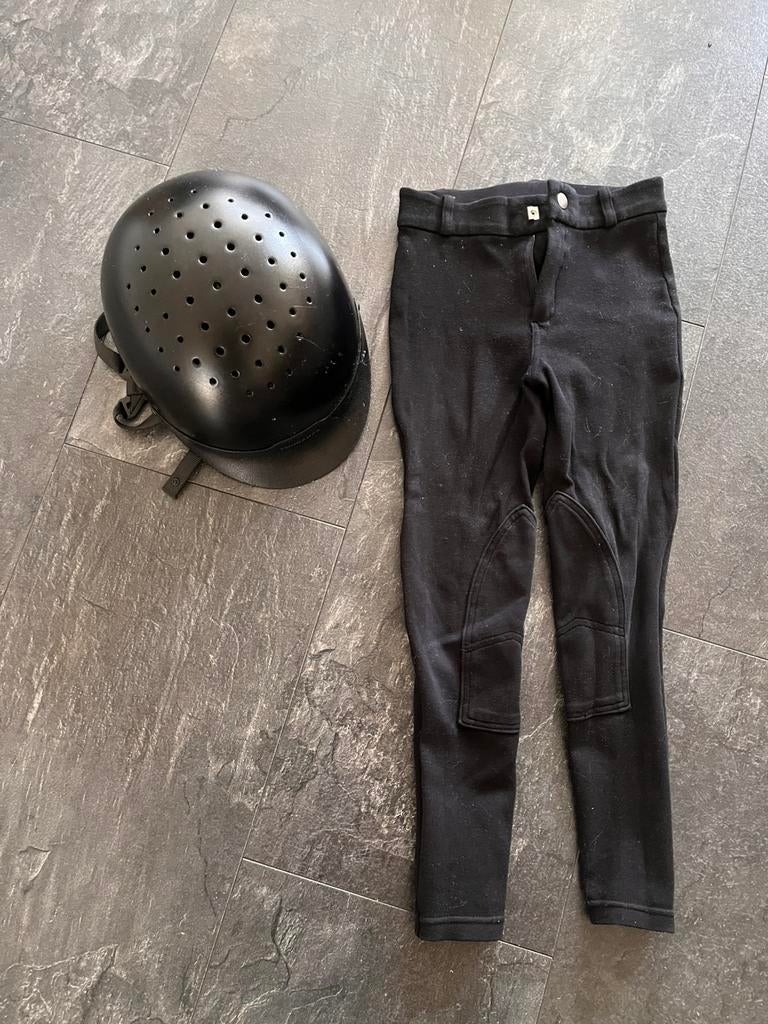 Paardrijhelm met broek, Ophalen of Verzenden, Zo goed als nieuw, Dressuur, Onderkleding