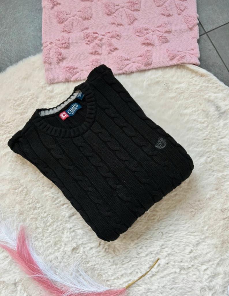 Chaps Ralph Lauren Trui L, Kleding | Heren, Truien en Vesten, Ophalen of Verzenden, Zo goed als nieuw, Maat 52/54 (L), Zwart