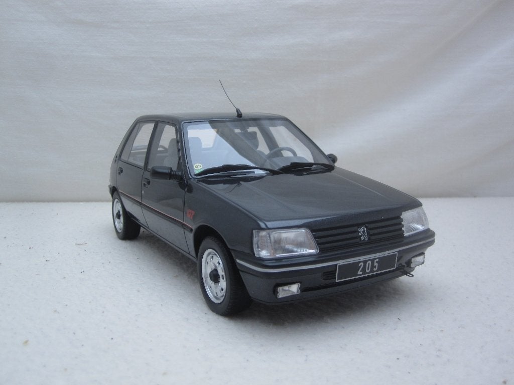 Peugeot 205 GT 1993 grijs metallic  1:18 OttO-Mobile, Ophalen of Verzenden, Nieuw, Auto, OttOMobile