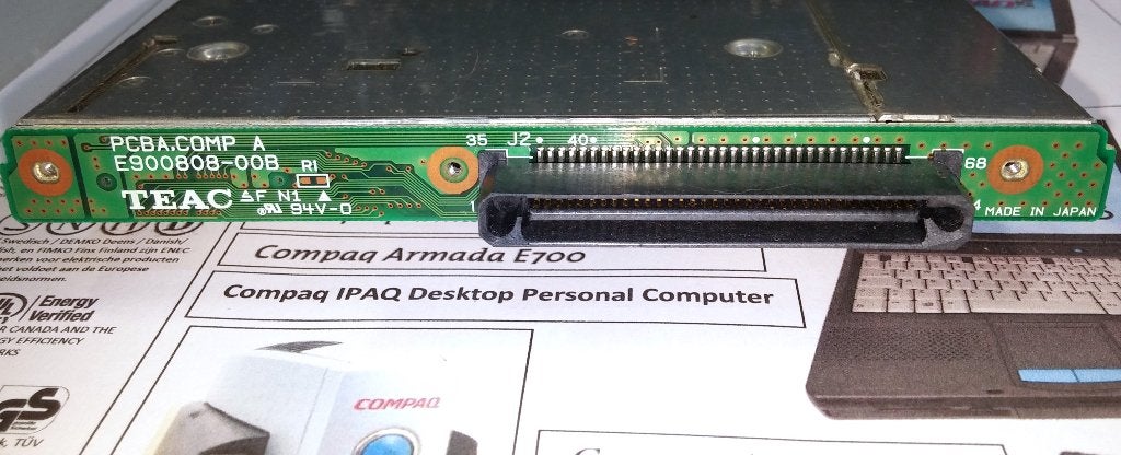 Compaq Armada TEAC CD-224E + E900808-00B CD-Rom Drive M700, Intern, Dvd, Ophalen of Verzenden, Zo goed als nieuw