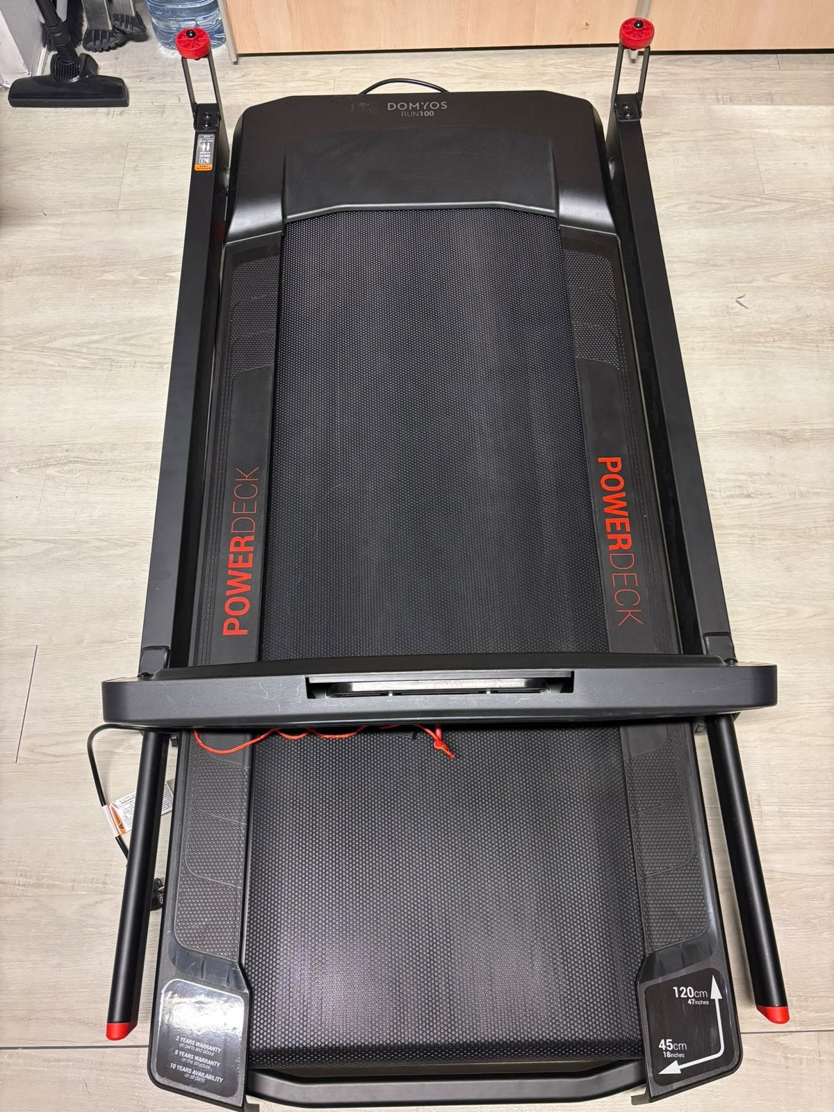 Loopband: Domyos RUN100 - Afmeting: 156x76x115, Ophalen, Zo goed als nieuw, Loopband