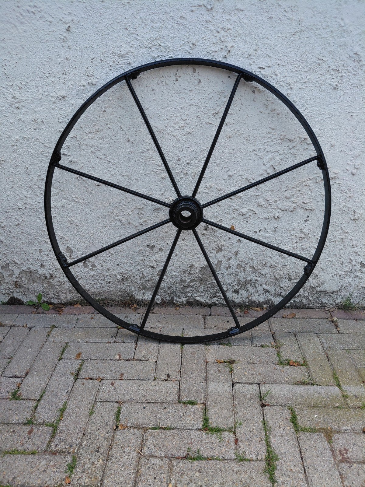 Decoratief ijzeren karrewiel - Vintage look, Ophalen