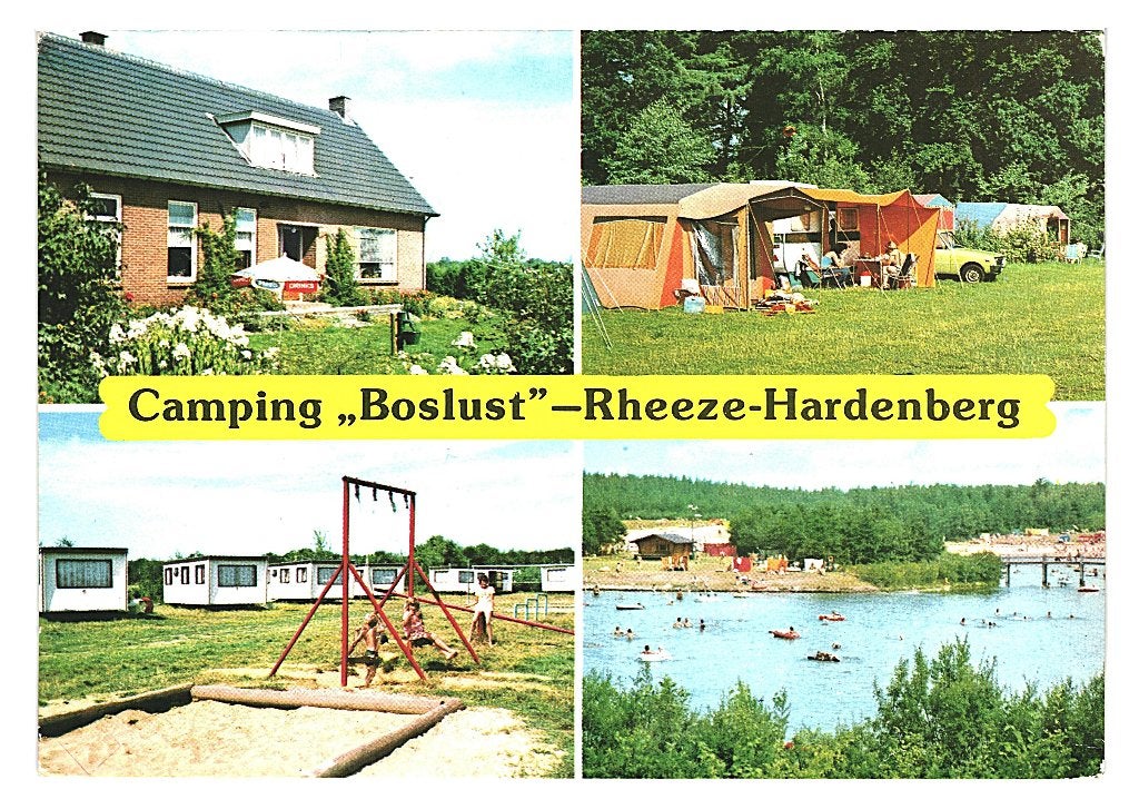 36840 Rheeze Hardenberg Ov Camping Boslust 80+ Gelopen, Ophalen of Verzenden, 1980 tot heden, Gelopen, Overijssel