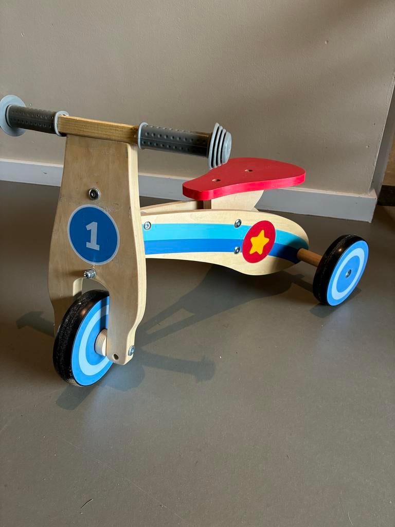 Houten Loopfietsje / Loopvoertuig voor Kinderen, Ophalen of Verzenden, Gebruikt, Loopfiets