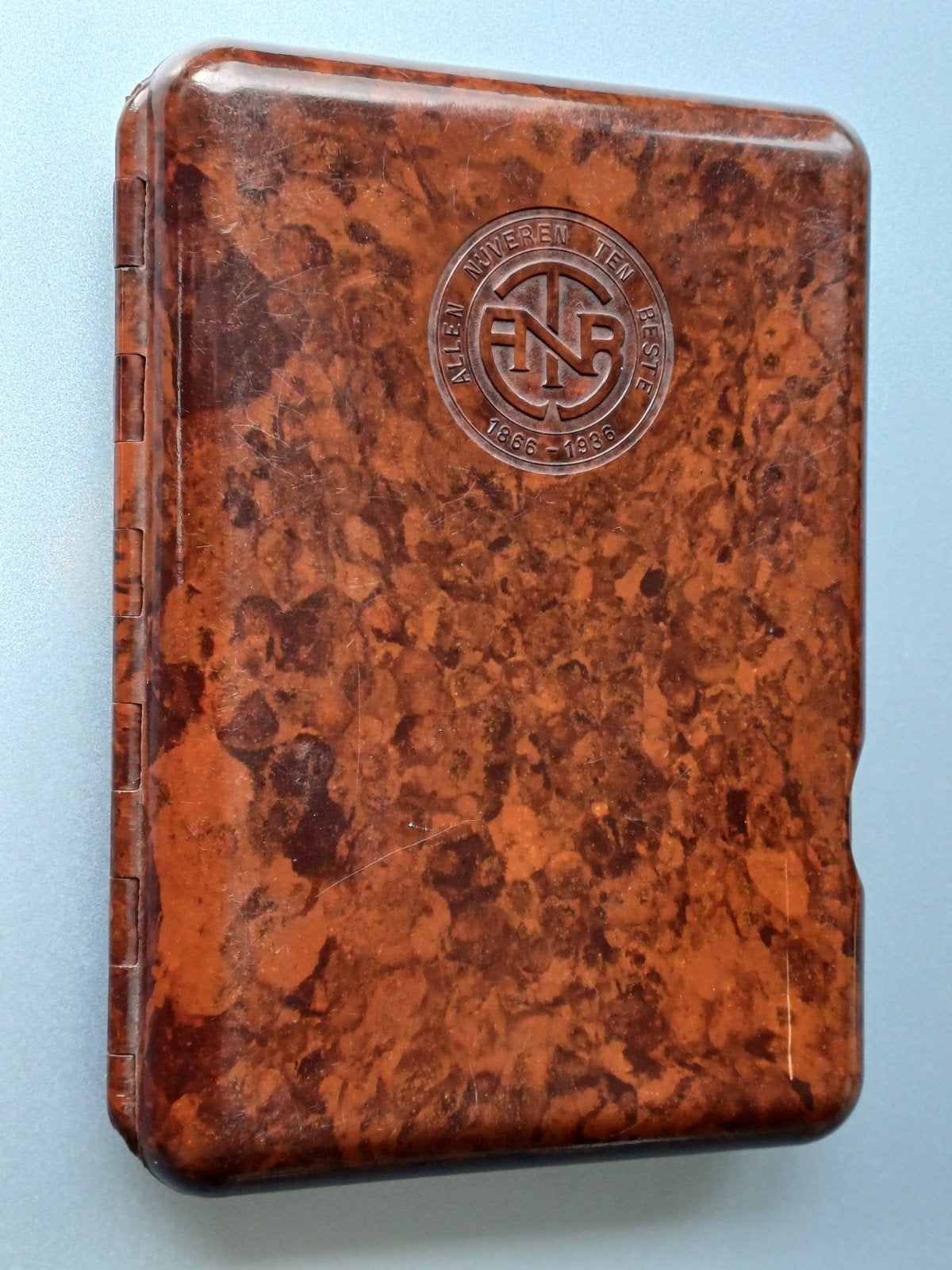90 jaar Oude Bakelieten Sigarenkoker ANTB 1866-1936 € 30, Verzamelen, Rookartikelen, Aanstekers en Luciferdoosjes, Ophalen, Gebruikt
