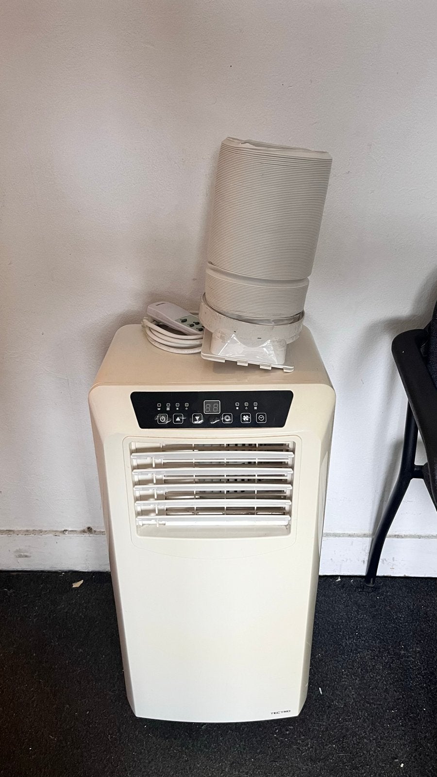 Mobiele airco Tectro TP 2020 - (+luchtontvochtiger), Witgoed en Apparatuur, Ophalen, Gebruikt, Minder dan 60 m³, 3 snelheden of meer