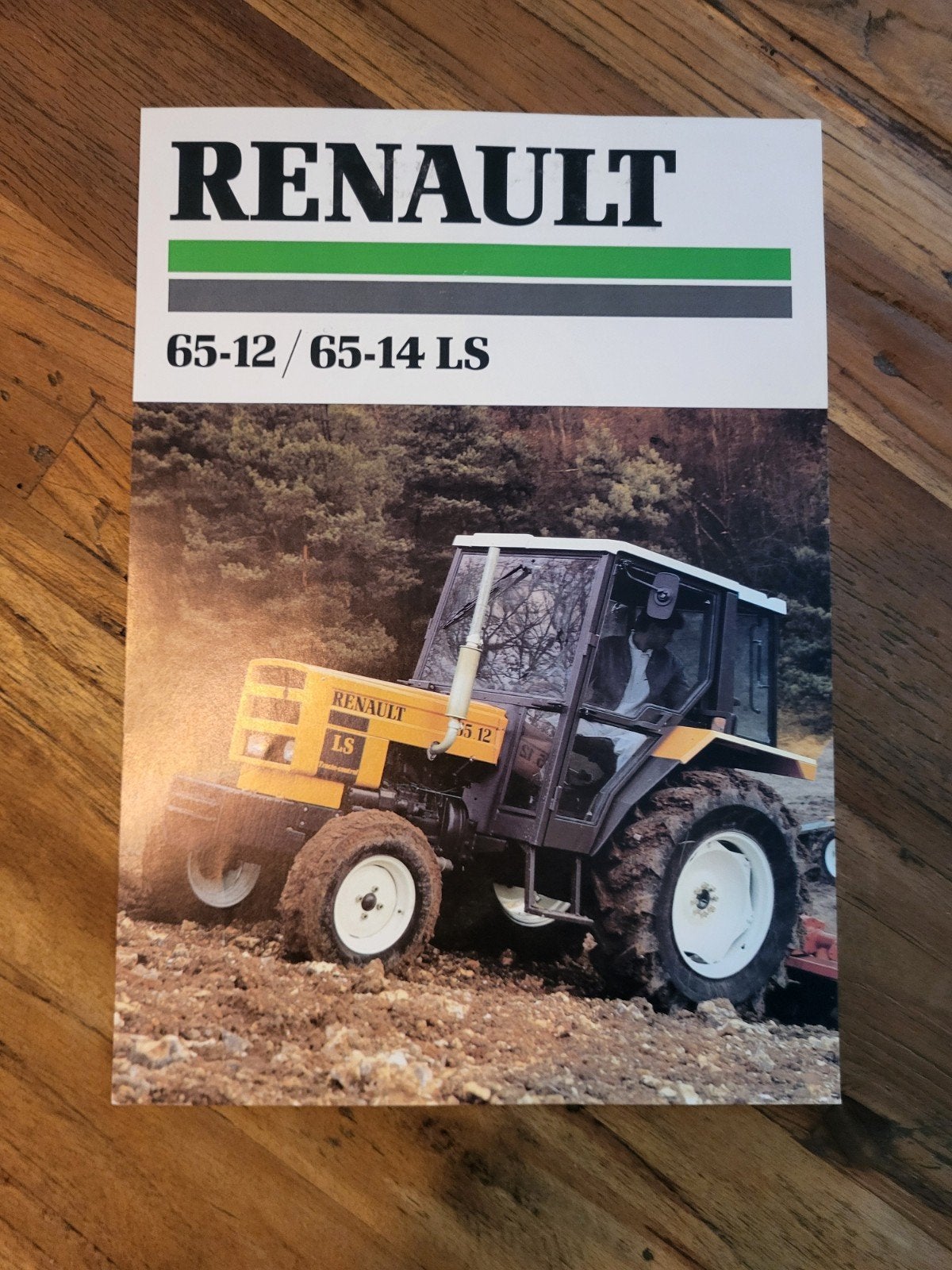 tractor folder Renault 65-12 / 65-14 LS, Ophalen of Verzenden, Zo goed als nieuw