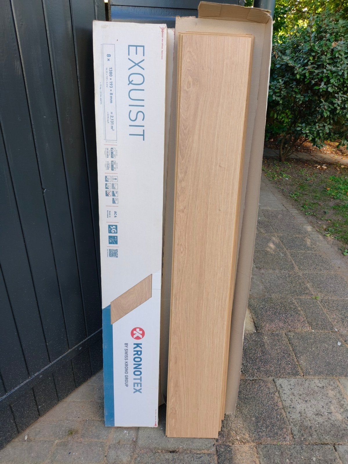 Ongeveer 8m² Kronotex Exquisit V4 Laminaat - Nieuw, Ophalen, 50 tot 150 cm, Nieuw, 5 tot 10 m²