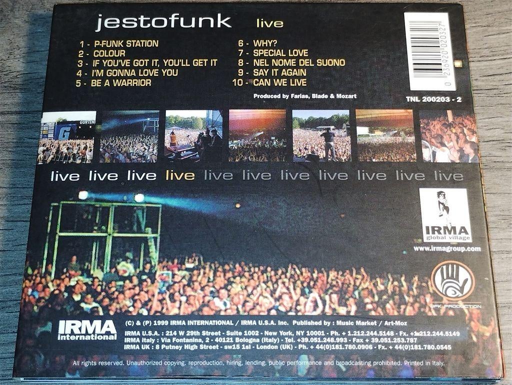 Jestofunk ‎– Live, Ophalen of Verzenden, Zo goed als nieuw, Disco