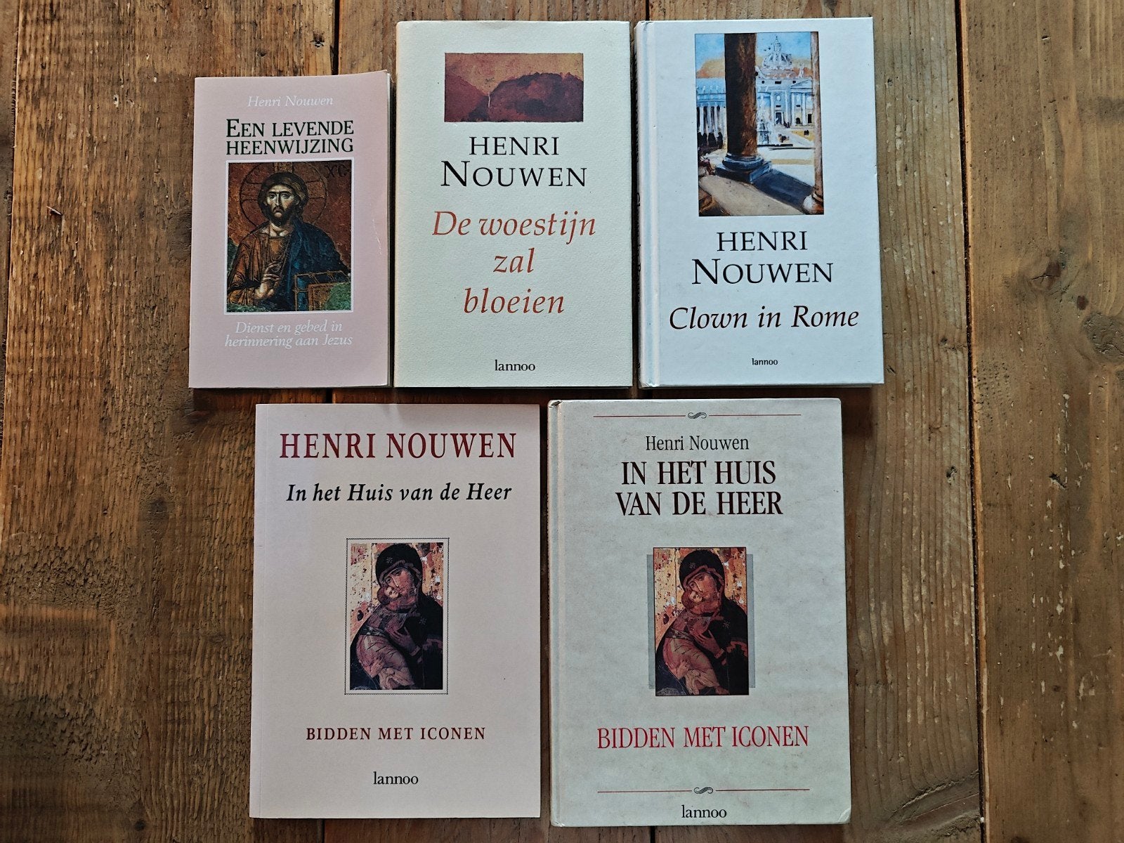 5 Boeken van Henri Nouwen.