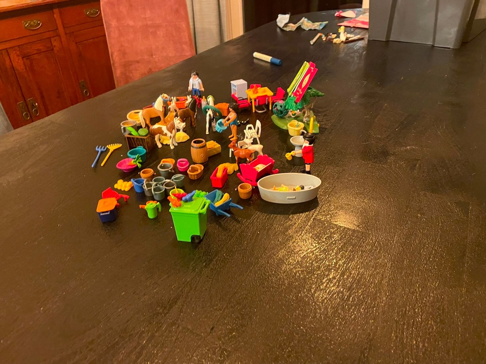 Playmobil set met dieren en accessoires, Ophalen of Verzenden, Gebruikt, Complete set, Overige typen