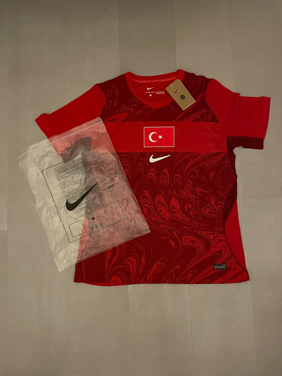 Turkije Voetbalshirt Spelersversie - Maat M, Kleding | Heren, Ophalen, Maat 48/50 (M), Nieuw, Voetbal