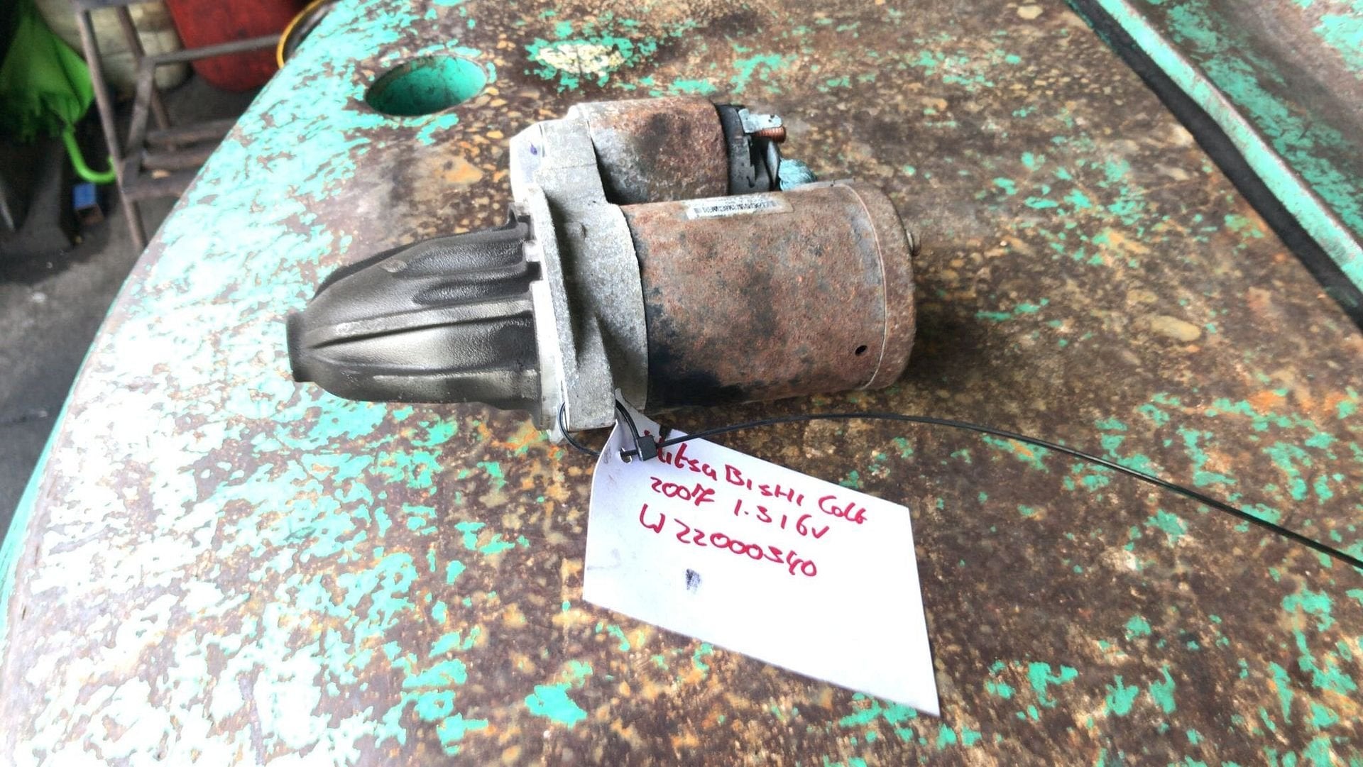 Startmotor Mitsubishi colt 2007 1.3 16v in nette staat €40-, Gebruikt, -, -, Ophalen of Verzenden