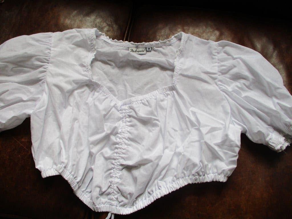 Stockerpoint dirndl blouse ca. maat 44., Kleding | Dames, Wit, Maat 42/44 (L), Ophalen of Verzenden, Onbekend