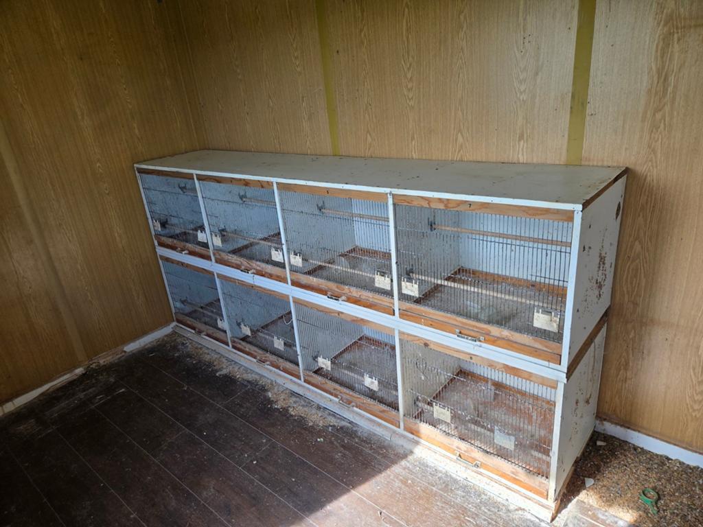 Vogel hokken, Ophalen, Gebruikt, Hout, Vogelkooi