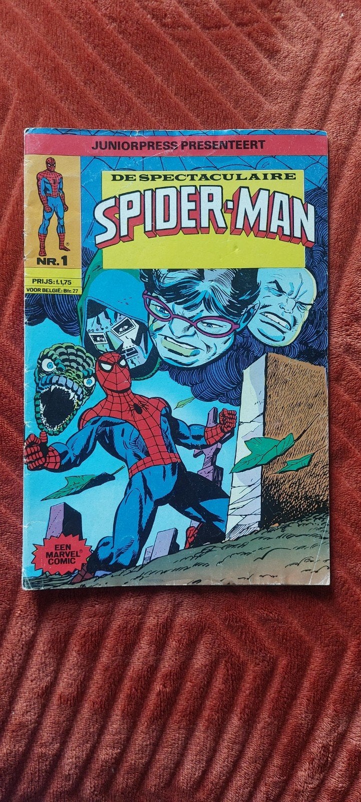 Nr.1 Spectaculaire Spider-Man (1979), Boeken, Eén stripboek, Ophalen of Verzenden, Gelezen, Stan Lee