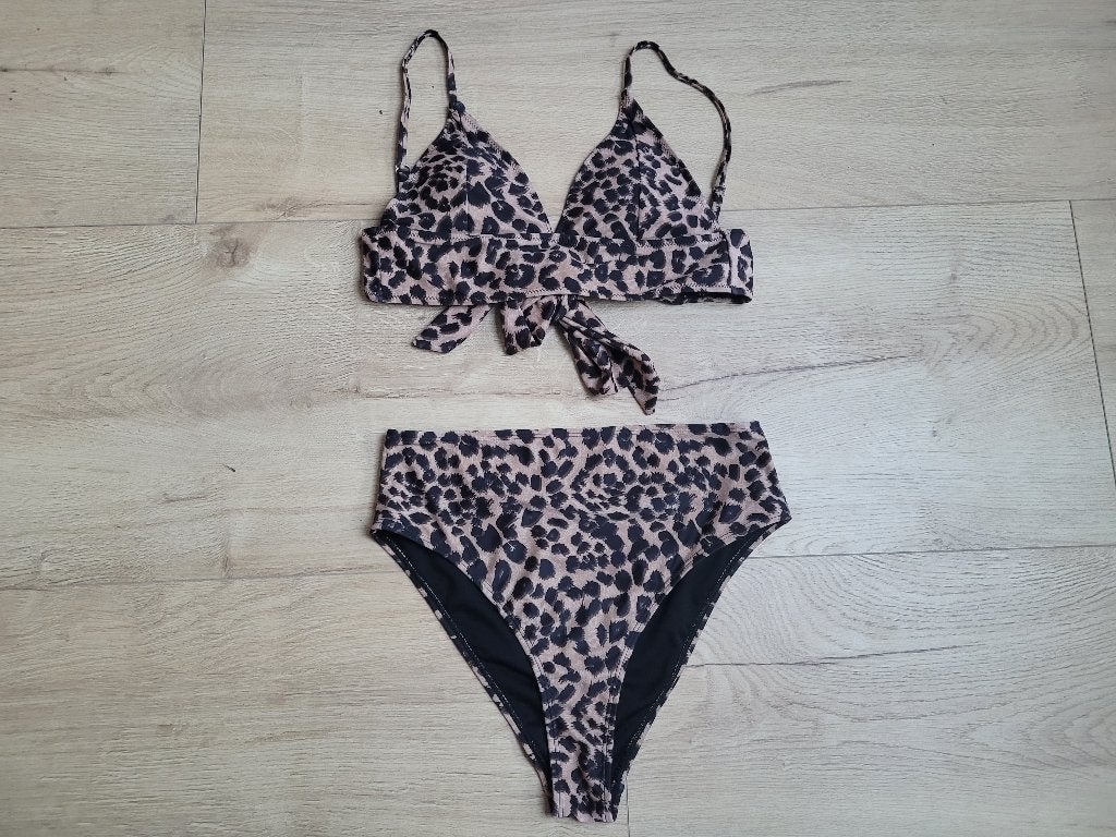 WAREHOUSE panterprint bikini maat 34 ~ NH0142, Bruin, Ophalen of Verzenden, Zo goed als nieuw, Warehouse