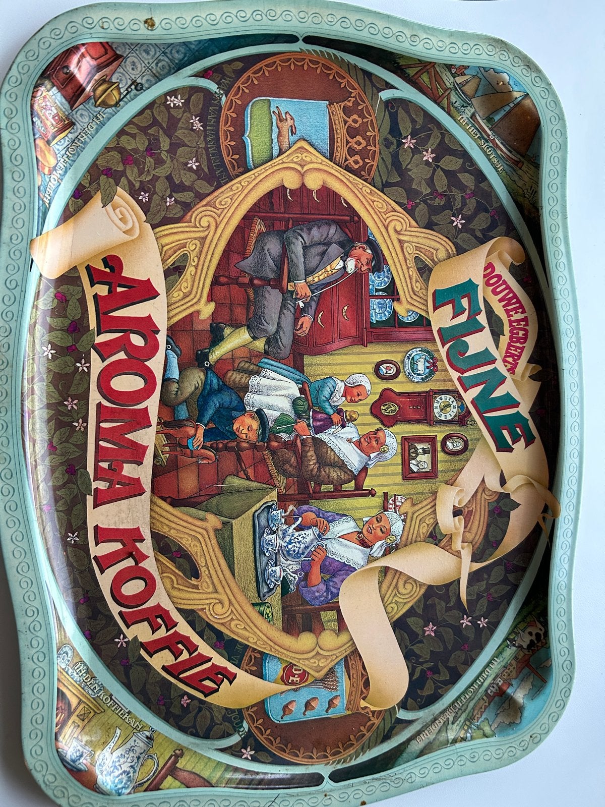 Vintage Douwe Egberts Aroma Koffie dienblad, Ophalen of Verzenden