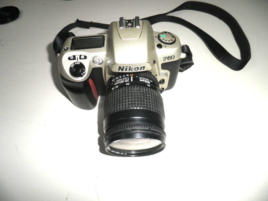 nikon f60 met 28-80 nikkor af, Ophalen of Verzenden, Gebruikt, Spiegelreflex, Nikon