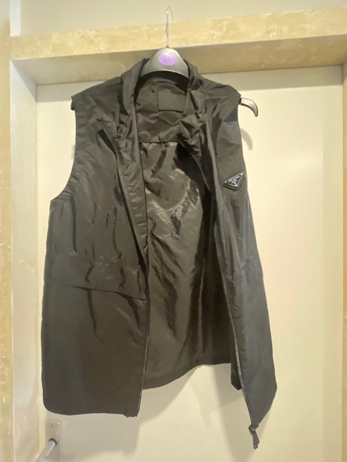 Prada bodywarmer topstaat!, Kleding | Heren, Ophalen of Verzenden, Zo goed als nieuw, Zwart