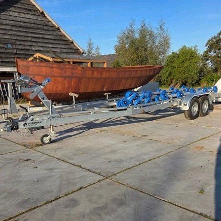 Vlemmix boottrailer - Nieuw 8.5 meter, Watersport en Boten, Ophalen, 1500 tot 3000 kg, Sloepentrailer, 6 tot 9 meter