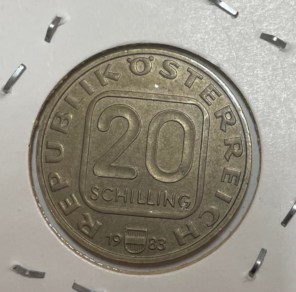 20 schilling Oostenrijk 1983, Ophalen of Verzenden, Oostenrijk