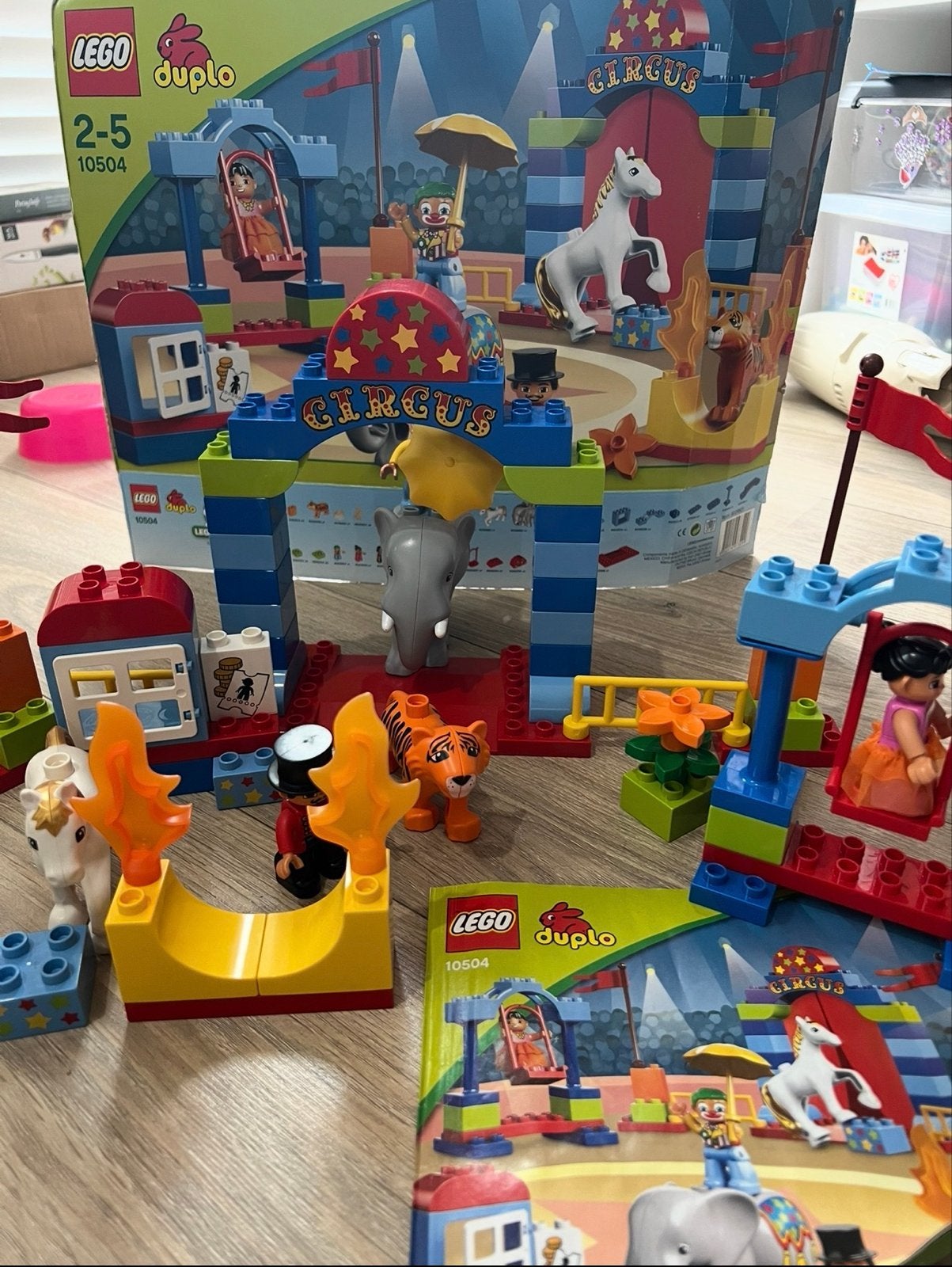 LEGO Duplo Circus 10504 - Compleet zonder doos en boekje, Ophalen, Zo goed als nieuw, Overige merken