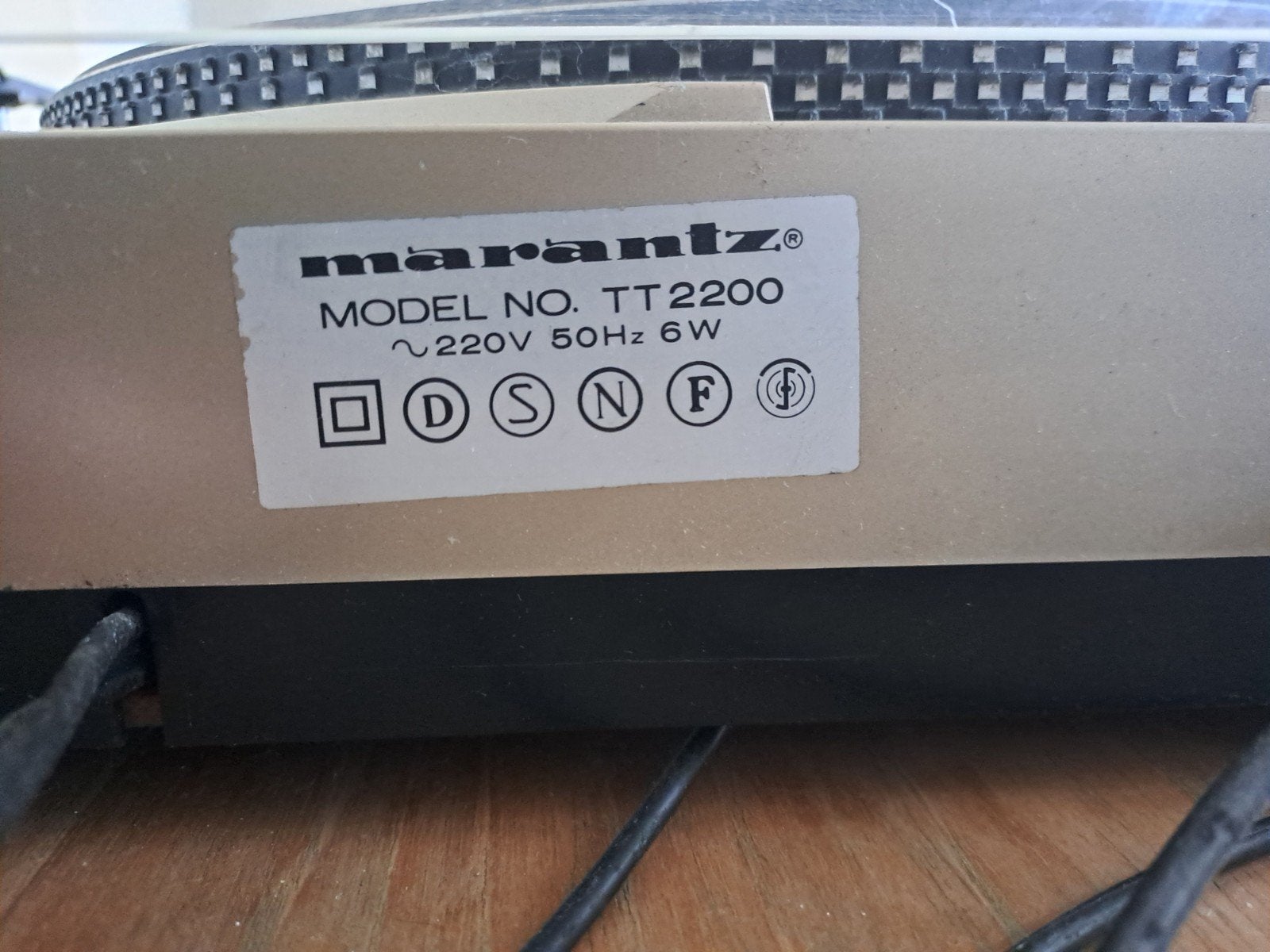 Marantz TT2200 Platenspeler - Auto-return Direct Drive, Overige merken, Gebruikt, Automatisch, Ophalen of Verzenden