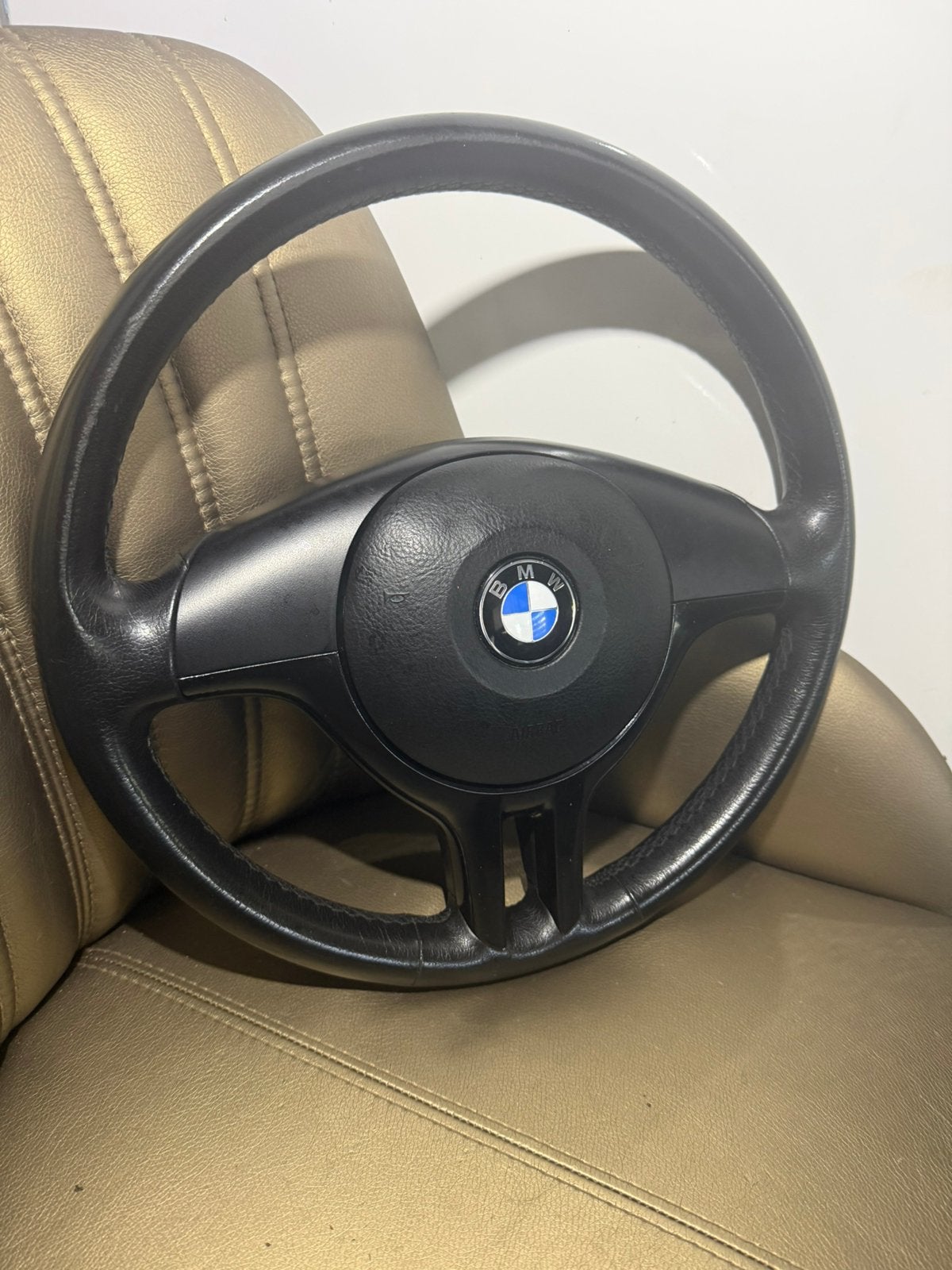 Bmw E39 E46 E53 E83 Z3 leder stuur, Ophalen of Verzenden, BMW