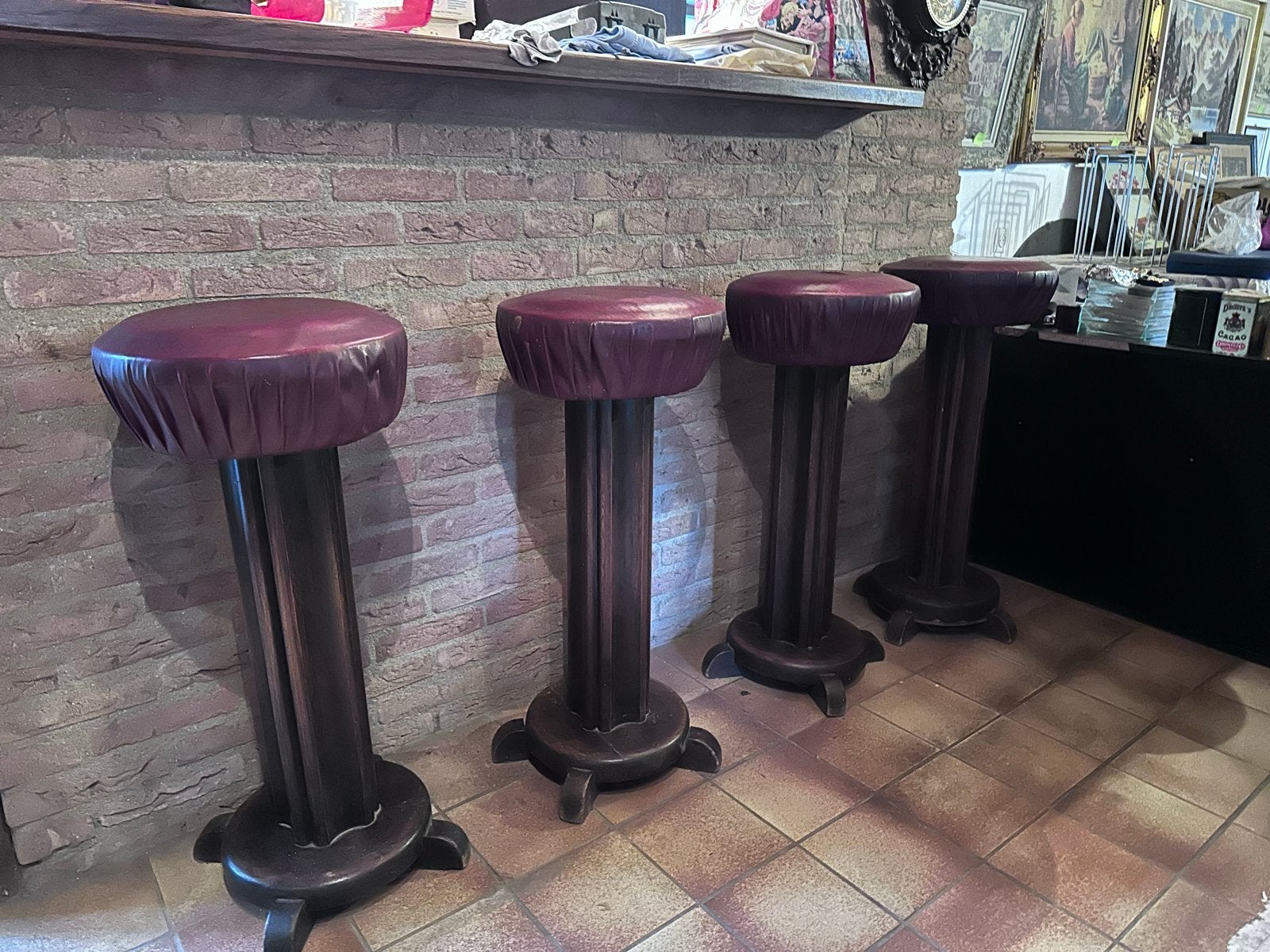 Art Deco Krukken - Amsterdamse School Stijl, Ophalen, Gebruikt, Hout
