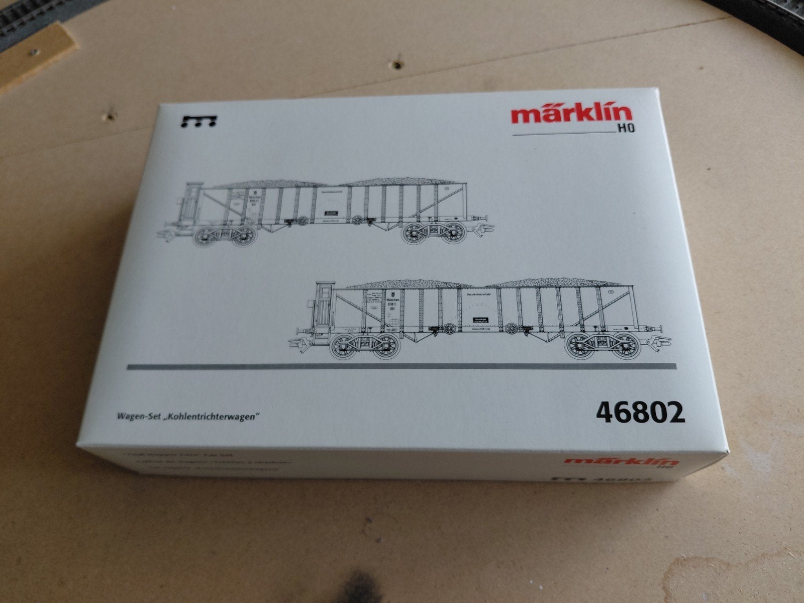 Märklin 46802 Kolenwagenset & 47313 NS  HO, Hobby en Vrije tijd, Ophalen of Verzenden
