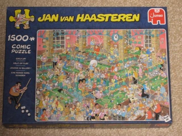 van Haasteren puzzels 1500 stukjes 7 stuks, Ophalen of Verzenden, 500 t/m 1500 stukjes, Zo goed als nieuw