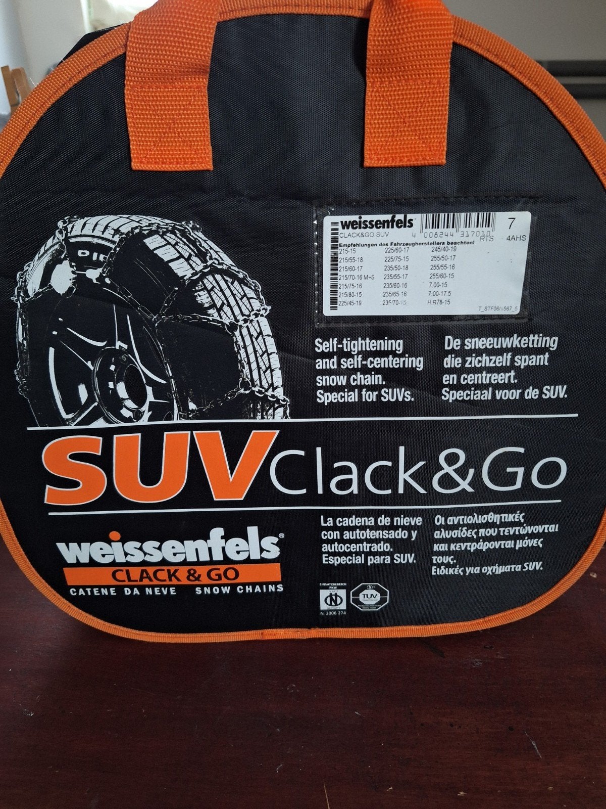 weissenfelz sneeuwkettingen clack &go, Ophalen, Zo goed als nieuw