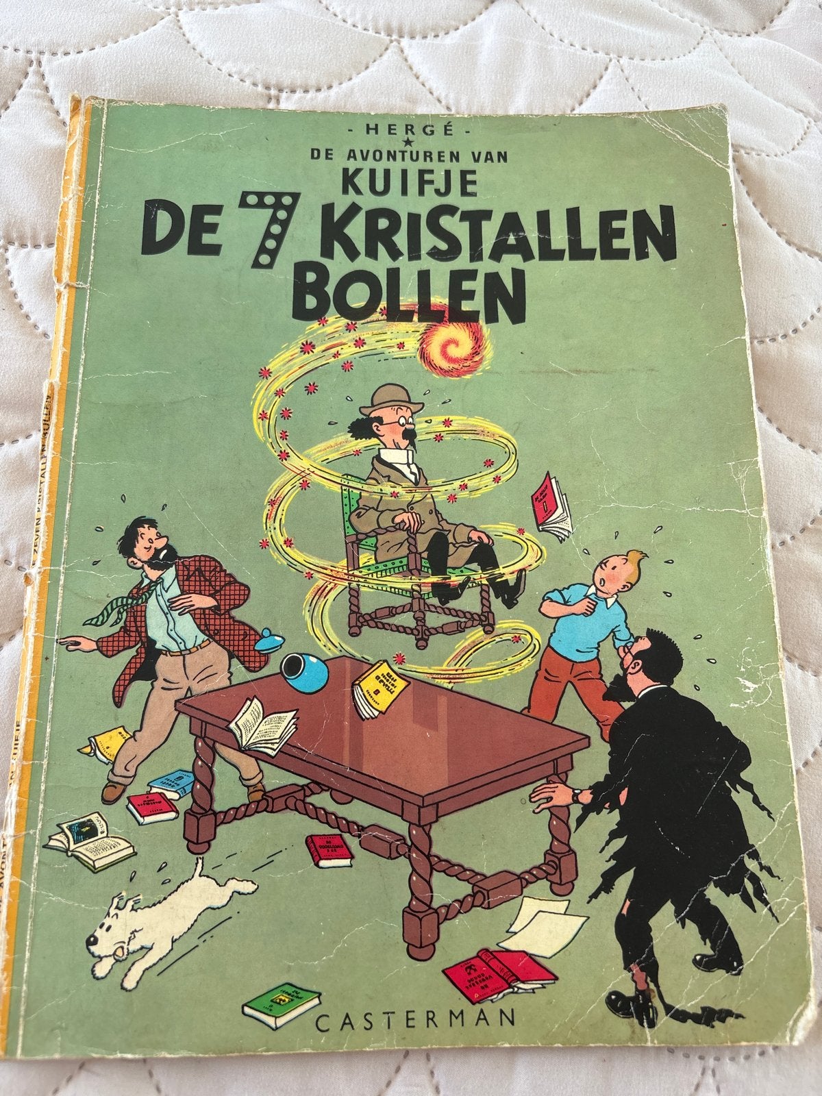 De Avonturen van Kuifje: De 7 Kristallen Bollen (oud), Eén stripboek, Ophalen of Verzenden, Gelezen