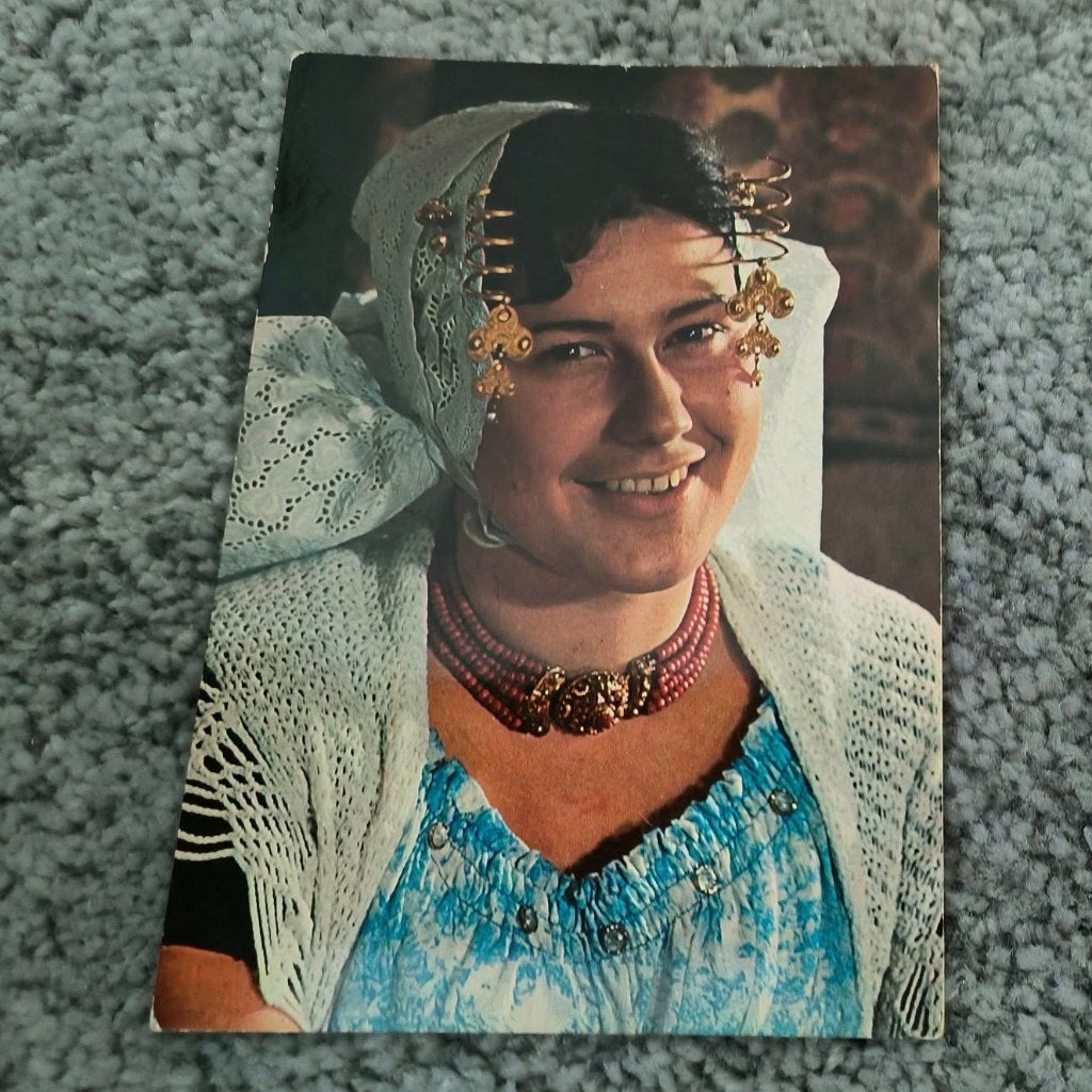 Kaart Zeeland klederdracht(45), Ophalen of Verzenden, 1960 tot 1980, Gelopen, Klederdracht