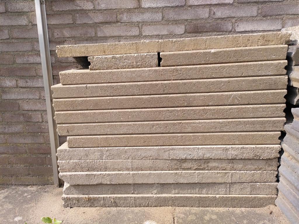 Betonranden 6*20*100, Tuin en Terras, Ophalen, Beton, Overige typen