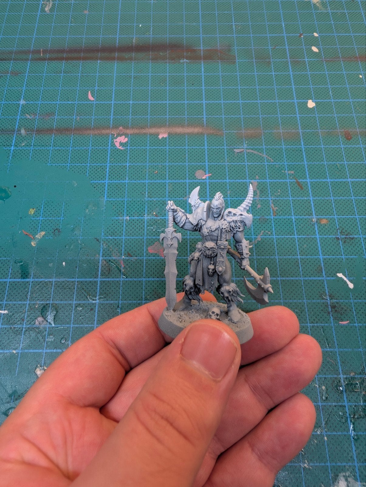 AOS Slaves to Darkness Darkoath Chieftain, Ophalen of Verzenden, Zo goed als nieuw, Warhammer