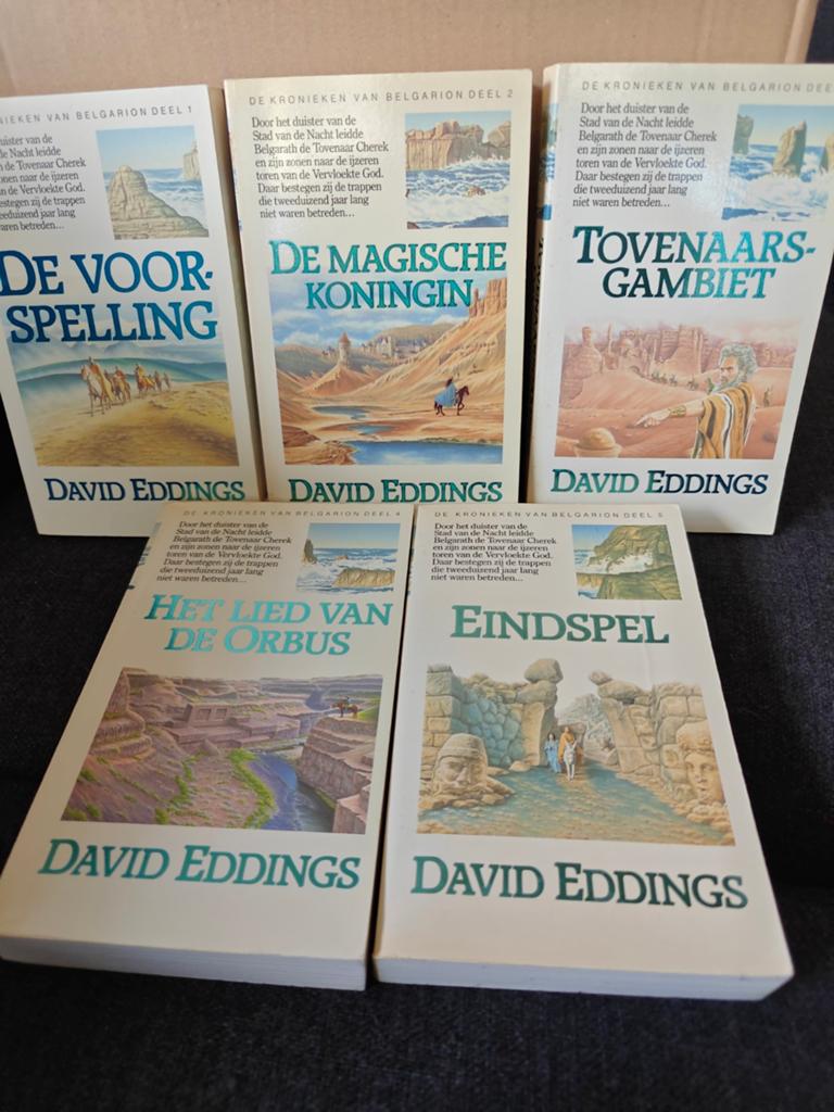 De Kronieken van Belgarion - Complete 5-delige serie, Boeken, Ophalen, Gelezen, David Eddings
