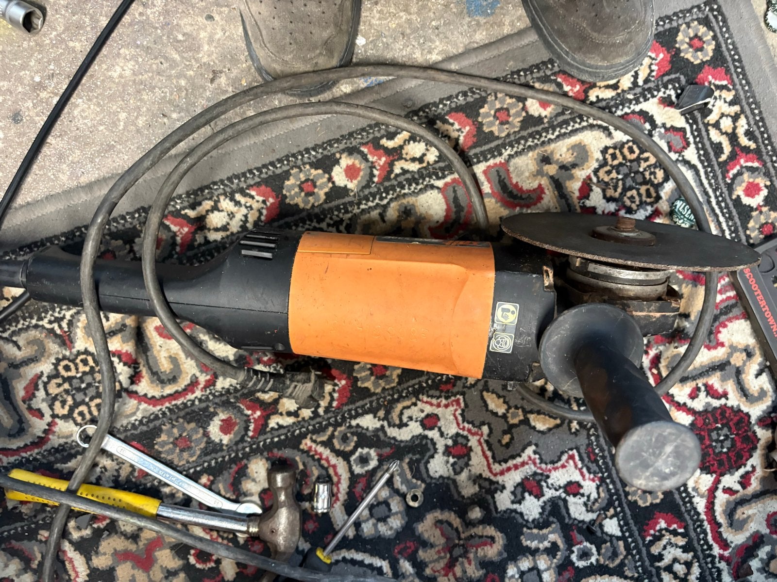 Krachtige Slijptol voor Grote Klussen - SWG SAG 230E, Ophalen, Gebruikt, 1000 watt of meer, Haakse handslijpmachine