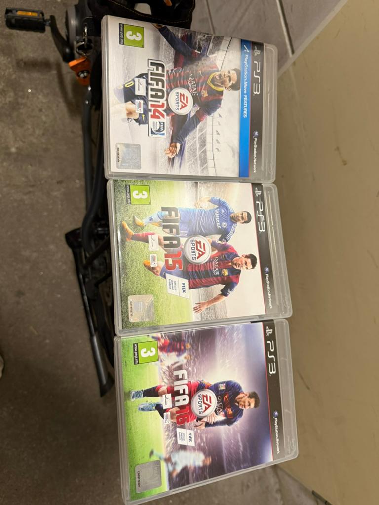 FIFA 14, 15 en 16 voor PlayStation 3 (PS3), Spelcomputers en Games, Gebruikt, Eén computer, Ophalen of Verzenden, Sport