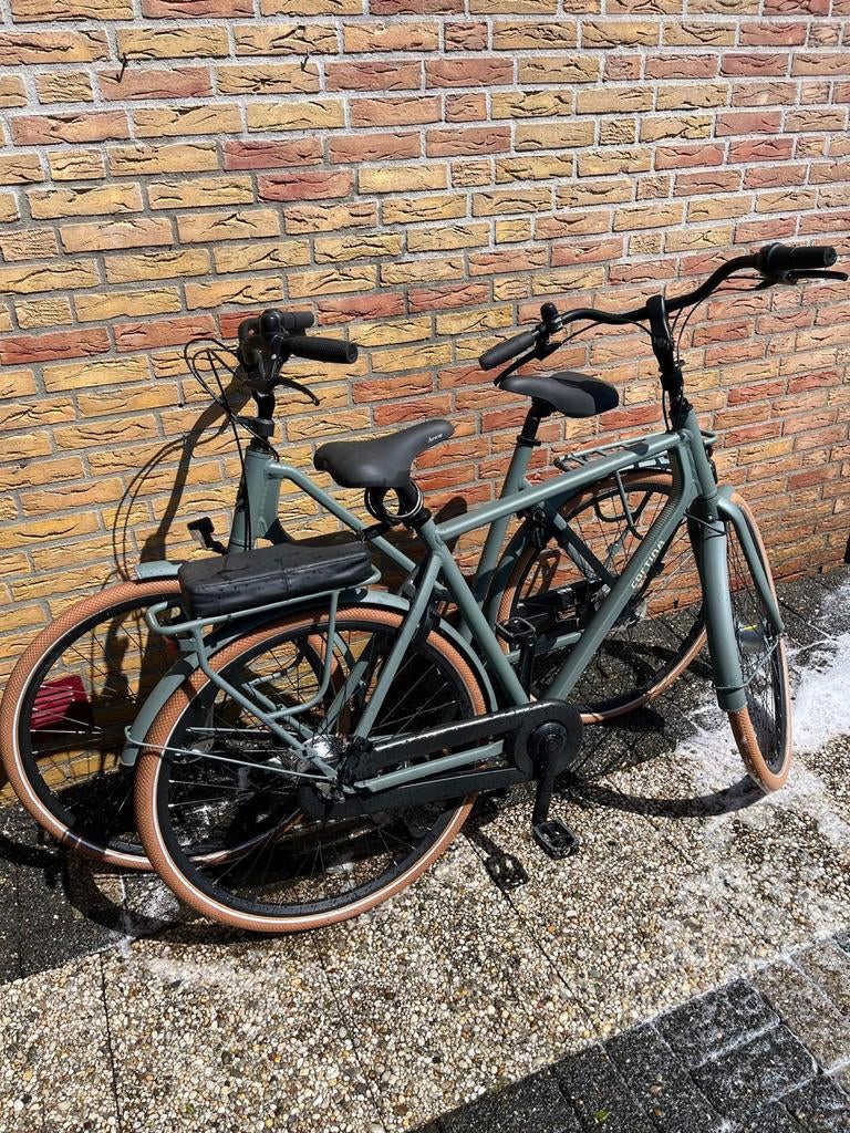 Zgan dames en herenfiets, Fietsen en Brommers, Fietsen | Dames | Omafietsen, Ophalen, Zo goed als nieuw