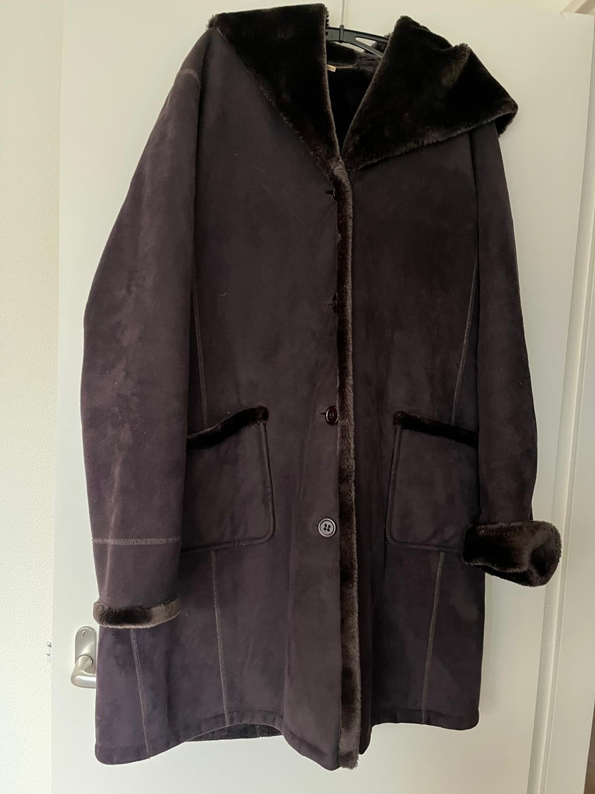 Baronia von Gollas Polar de Luxe bruine jas met teddy, mt 42, Baronia von Gollas, Bruin, Maat 42/44 (L), Ophalen of Verzenden