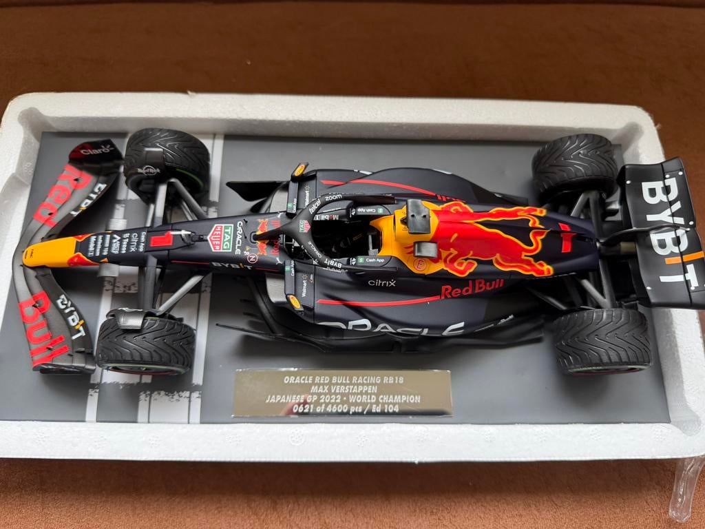 Max Verstappen 1:18 Minichamps, Ophalen, Nieuw, Auto, MiniChamps