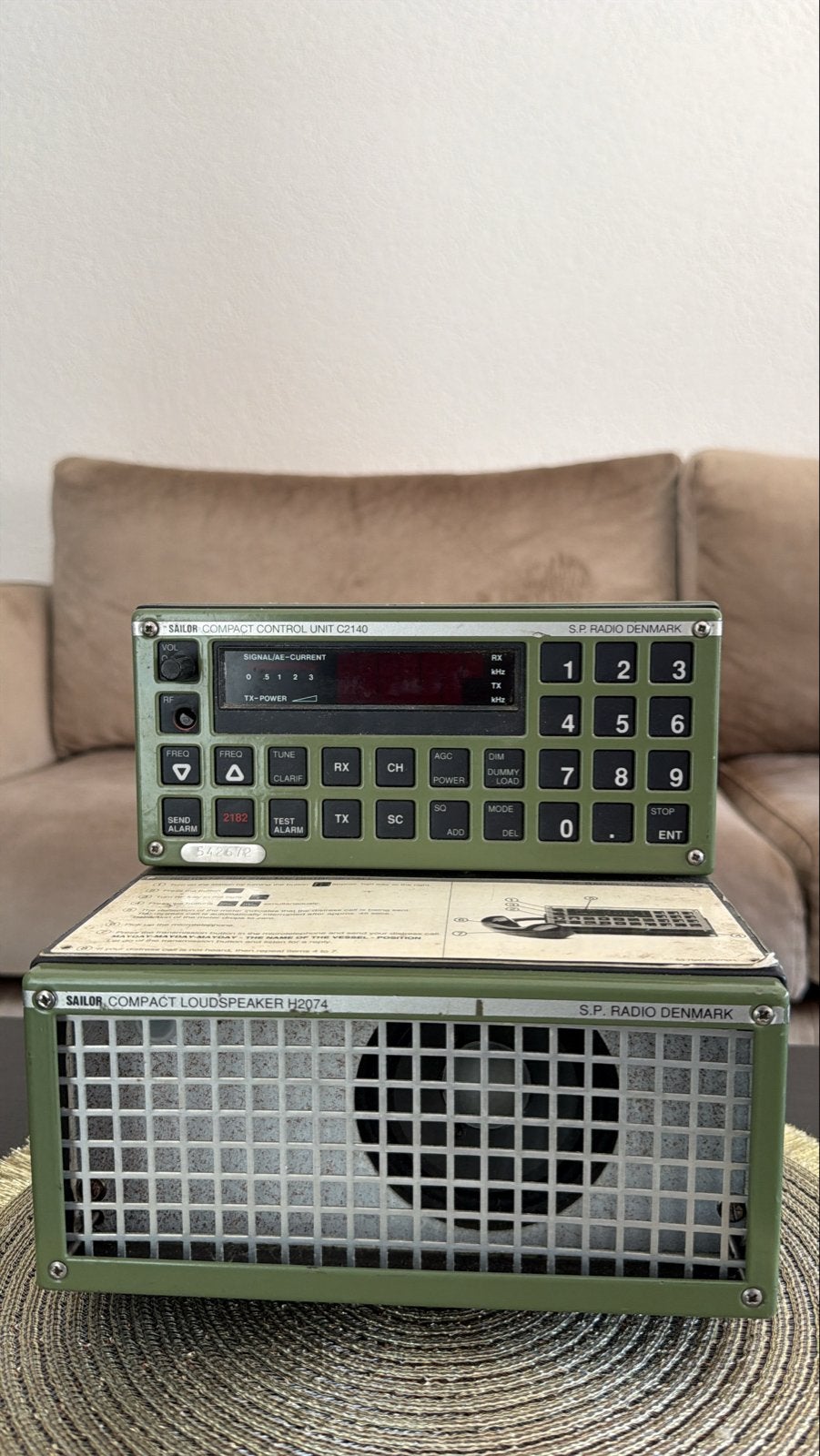 SAILOR C2140 + H2074 Marifoon, Ophalen of Verzenden, Gebruikt, Radio