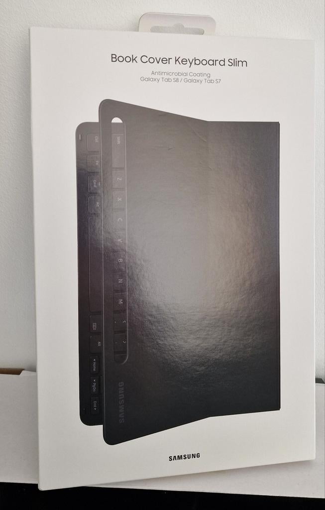 Samsung Book Cover Keyboard Slim Tab S8 / S7 - Nieuw, 11 inch, Nieuw, Bescherming voor- en achterkant, Ophalen of Verzenden