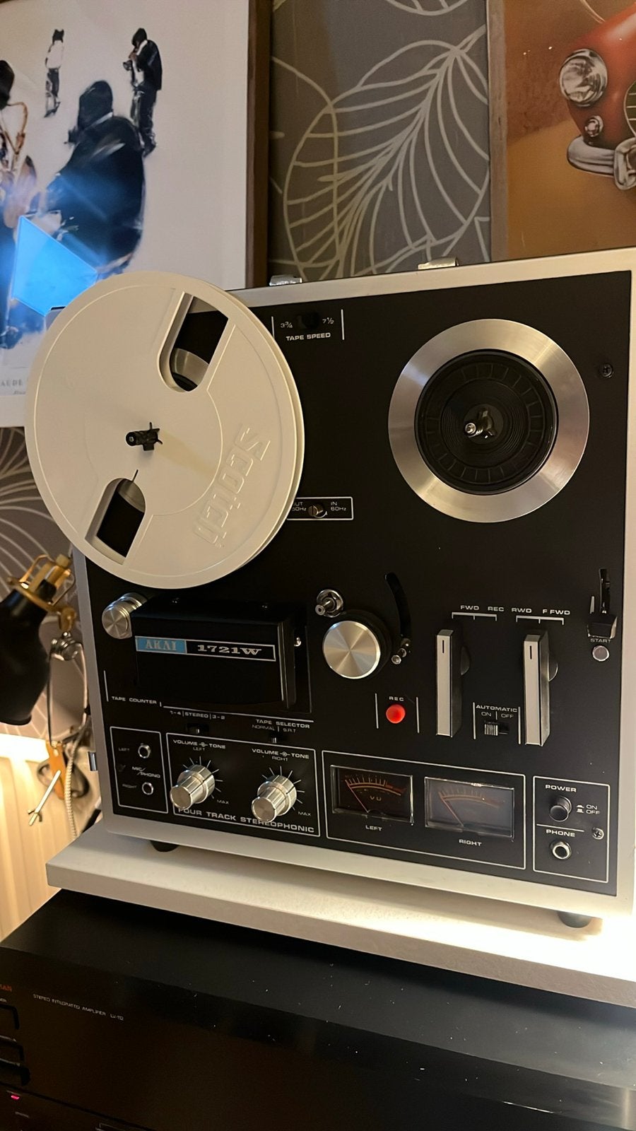 Akai 1721W Bandrecorder - Vintage.     vaste prijs, Audio, Tv en Foto, Bandrecorders, Ophalen, Bandrecorder
