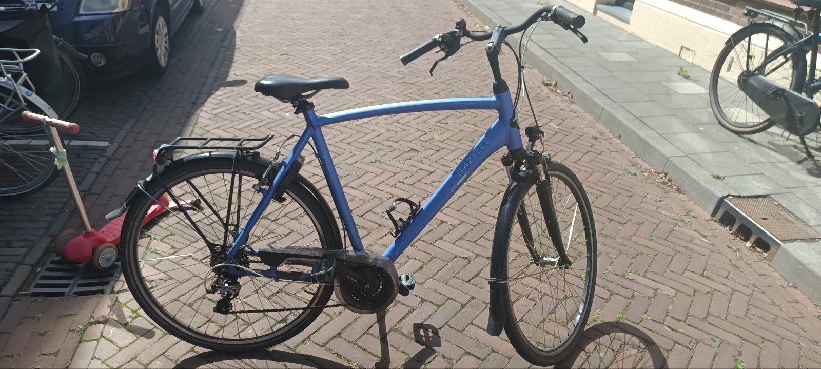 Gazelle Vento T24 Herenfiets - Frame H61, Ophalen, Gebruikt, Versnellingen, 61 tot 65 cm