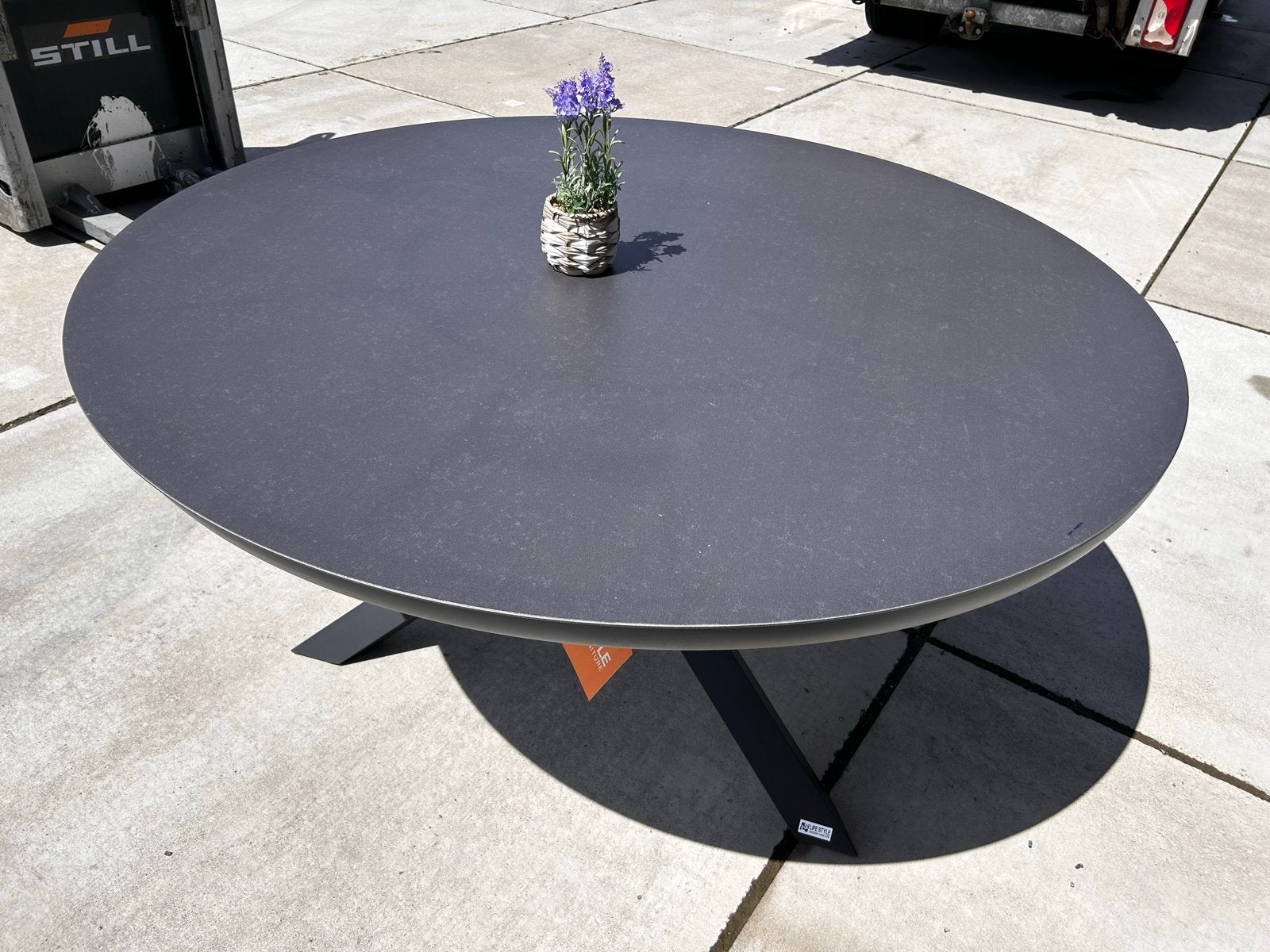 Nieuwe Life Style tuinset: tafel (150cm) + 6 stoelen, Tuin en Terras, Ophalen, ., 6 zitplaatsen, Nieuw
